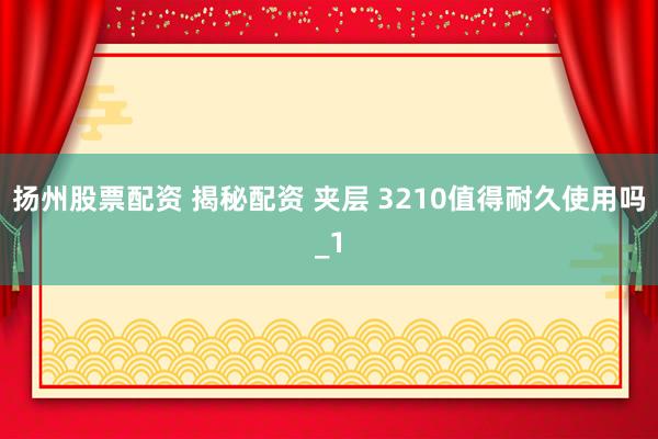 扬州股票配资 揭秘配资 夹层 3210值得耐久使用吗_1